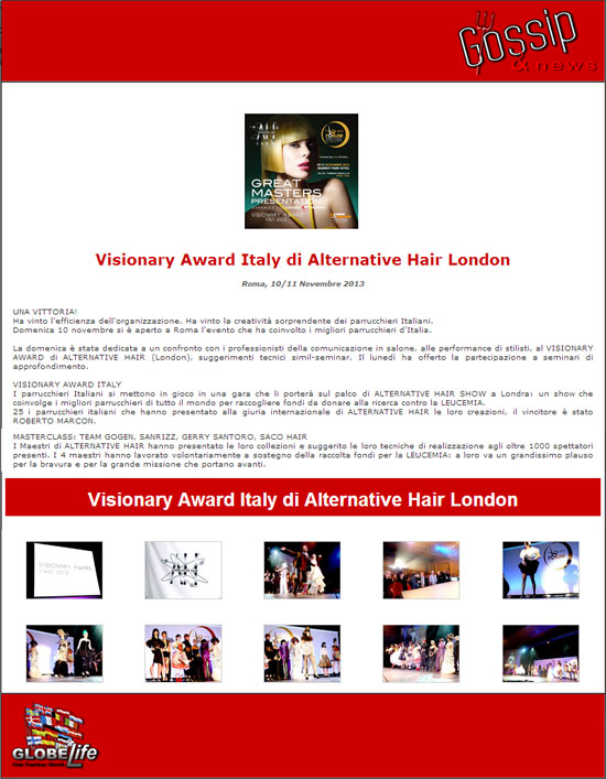Alternative Hair - Visionary Award Italy 2013