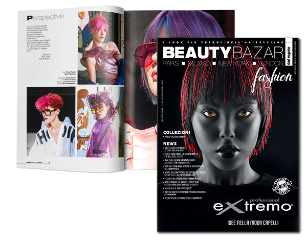 EXTREMO ❤️ è sulla copertina di BEAUTY BAZAR Fashion !
