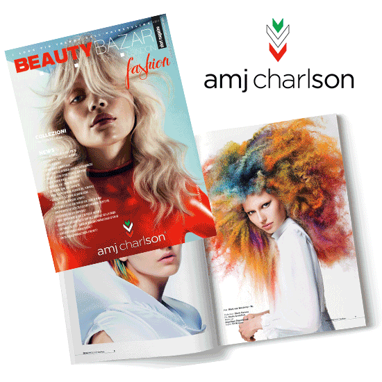 AMJ CHARLSON ❤️ è sulla copertina di BEAUTY BAZAR Fashion !