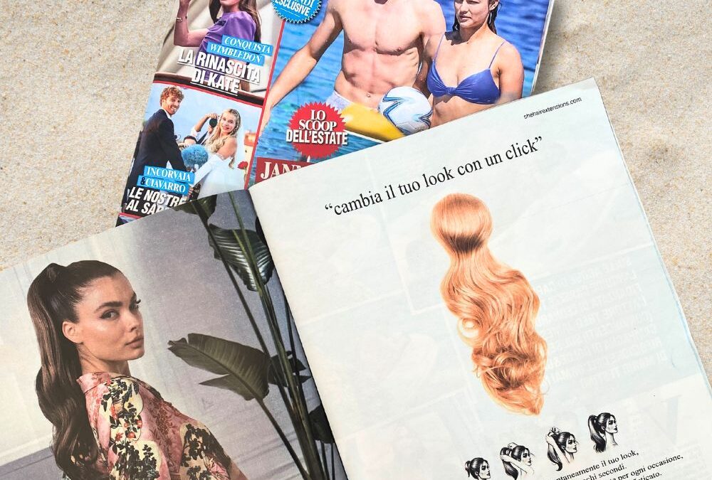 SHE HAIR EXTENSIONS ❤️ sulla rivista CHI